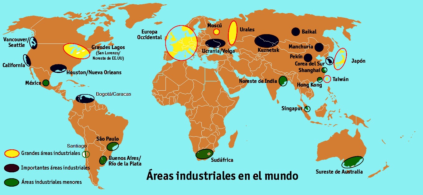Mapa localización industria